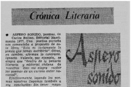 Crónica literaria