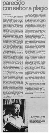 Parecido con sabor a plagio