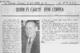 Quién es Carlos René Correa