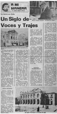 Un siglo de voces y trajes