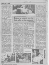 Chilenos se preparan para leer best sellers en las vacaciones