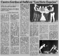 Cuatro gordas al suflé en "Los siete espejos"