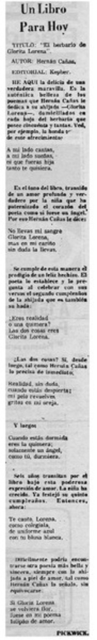 El herbario de Glorita Lorena