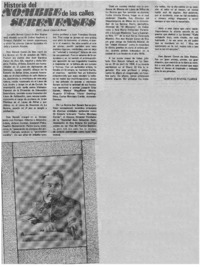 Historia del nombre de las calles