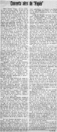 Cuarenta años de "Kupén"