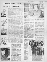 Cornejo, de Lolita a la televisión: [entrevista]