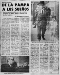 De la pampa a los sueños