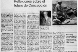 Reflexiones sobre el futuro de Concepción.