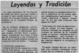Leyendas y tradición.