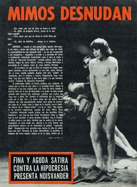 Mimos desnudan a la sociedad