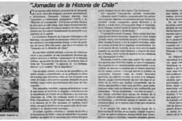 Jornadas de la historia de Chile"