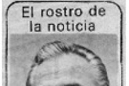 El rostro de la noticia.