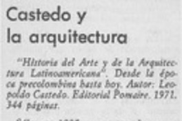 Castedo y la arquitectura