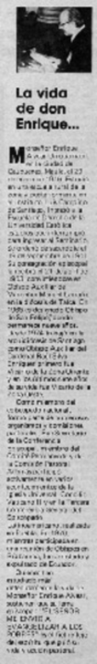 La Vida de don Enrique.