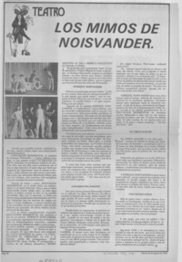 Los mimos de Noisvander.