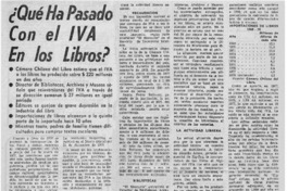 Qué ha pasado con el iva en los libros?