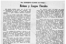 Reinas y juegos florares