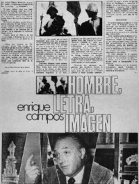 Hombre, letra, imagen