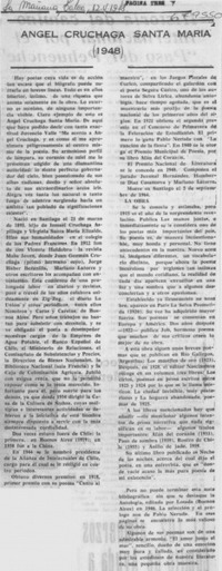 Angel Cruchaga Santa María.