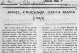 Angel Cruchaga Santa María.