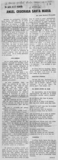 Angel Cruchaga Santa María