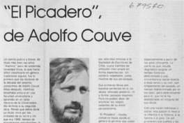 El picadero", de Adolfo Couve