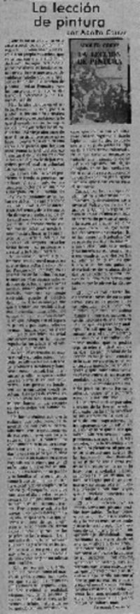 La lección de pintura