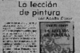 La lección de pintura