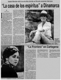 La Casa de los espíritus" a Dinamarca.