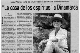 La Casa de los espíritus" a Dinamarca.