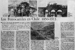 Los Ferrocarriles en Chile: 1850-1913.