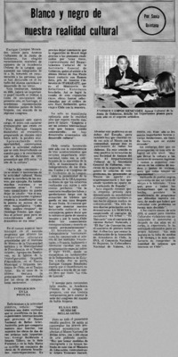 Blanco y negro de nuestra realidad cultural