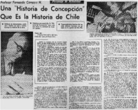 Una "Historia de Concepción" que es la historia de Chile : [Entrevista]