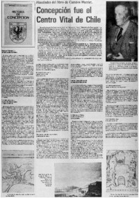 Concepción fue el centro vital de Chile