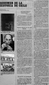 Resumen de la historia de Chile