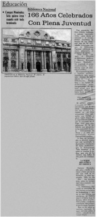 166 años celebrados con plena juventud.