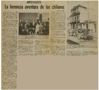 Antofagasta la Hermosa aventura de los chilenos