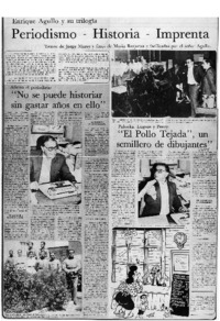 No es puede historiar sin gastar años en ello"