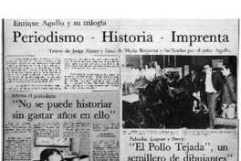 No es puede historiar sin gastar años en ello"