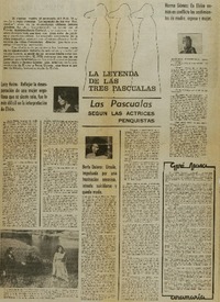 La Leyenda de las tres pascualas.