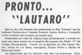 Pronto "Lautaro".