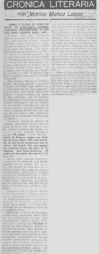 Genio y figura de Pablo Neruda