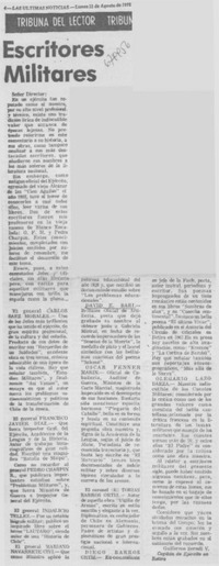 Escritores militares