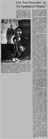 Con "Las tres pascualas" se va también el "Diablo".