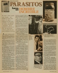 Parasitos hacen un hombre increible