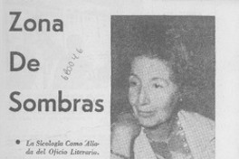 Zona de sombras : [entrevista]