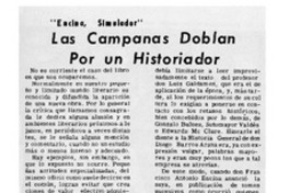 Las Campanas doblan por un historiador