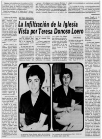 La Infiltración de la iglesia vista por Teresa Donoso Loero