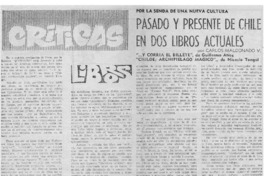 Pasado y presente de Chile en dos libros actuales