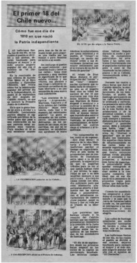 El Primer 18 de Chile nuevo.